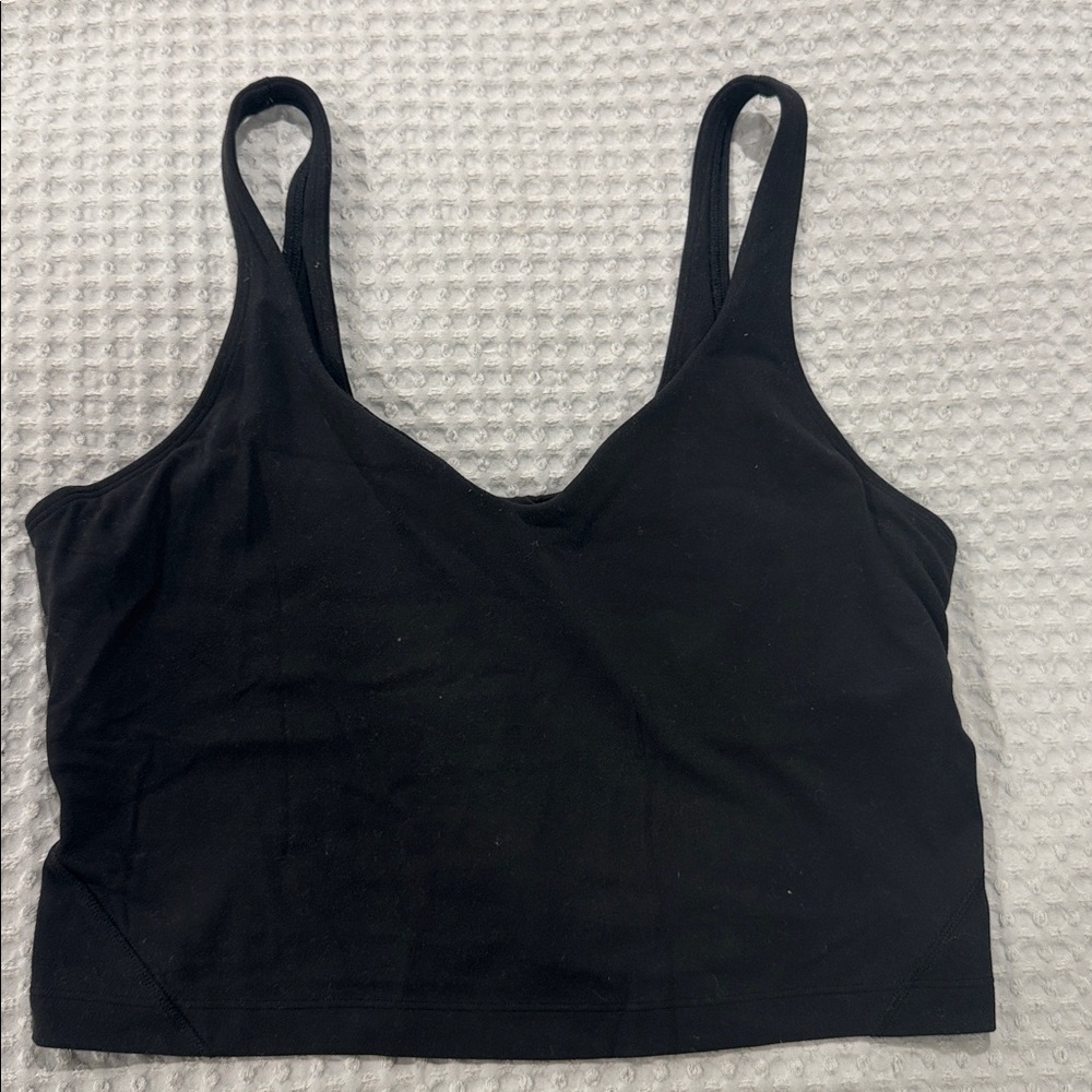 lululemon athletica black size 10 Crop Top